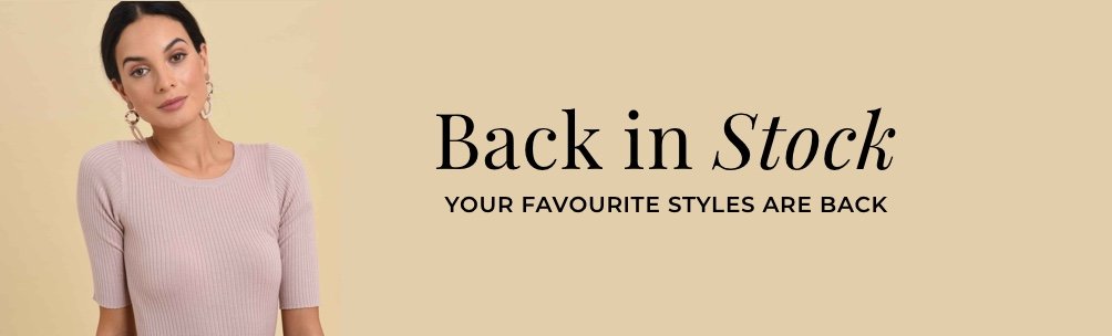 Back In Stock Back In Stock