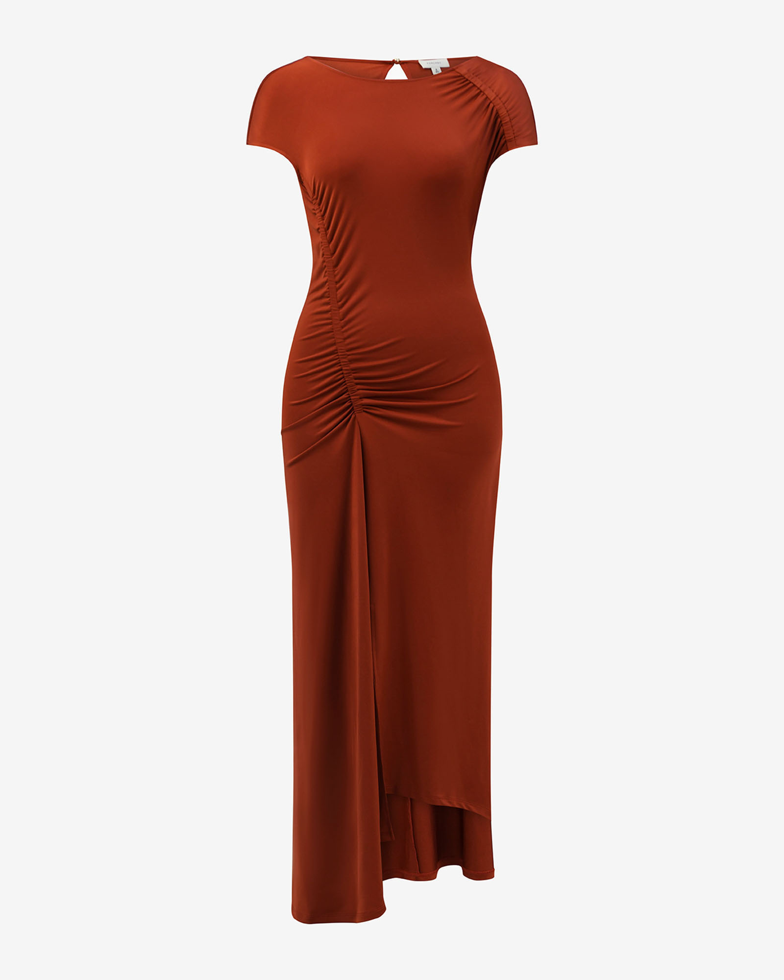 Kim Asymmetric Ruched Dress