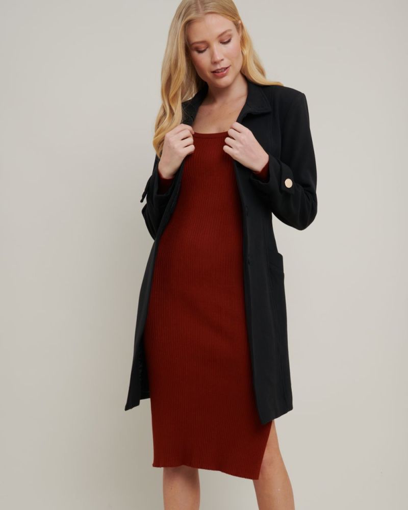 Kali Collarless Tie Waist Coat