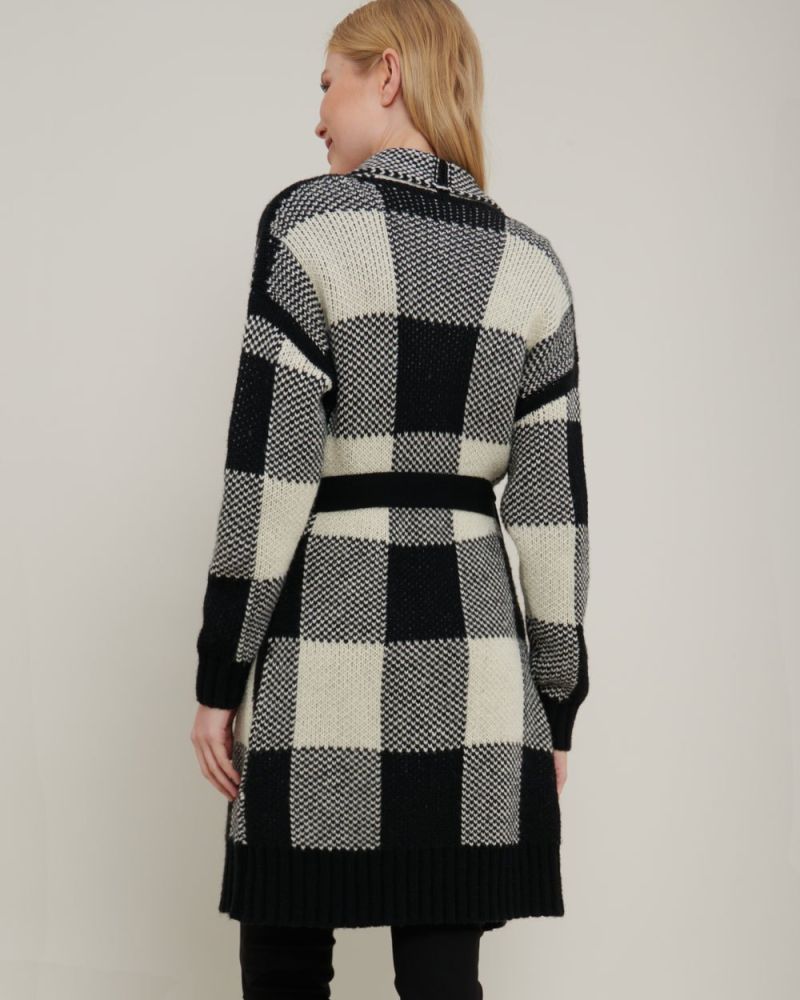 Zelda Check Coatigan