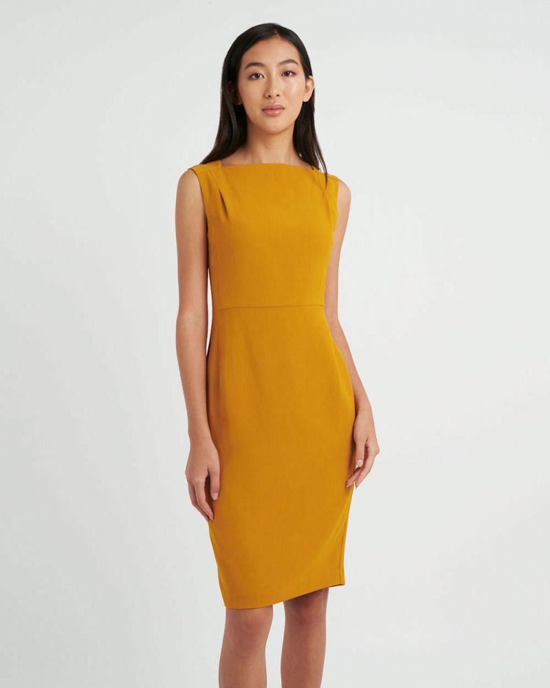 a sheath dress