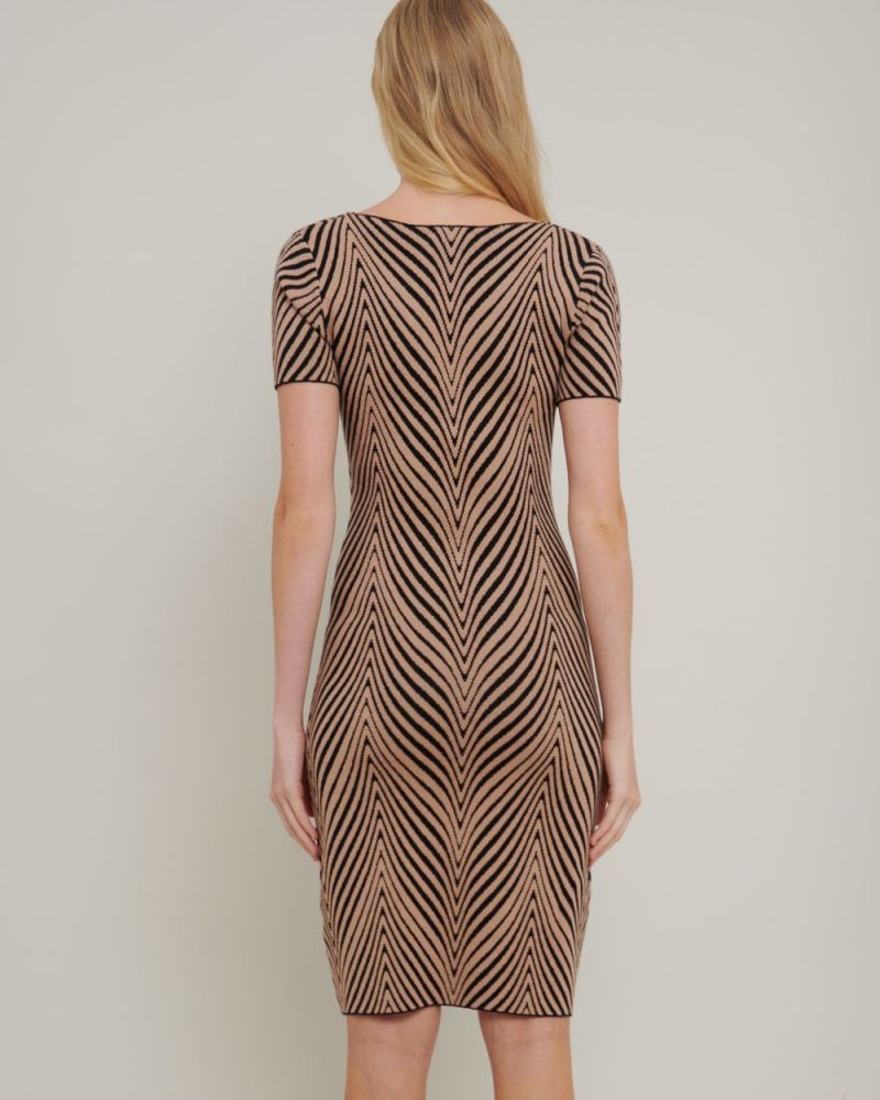 Alena Square Neck Knit Dress