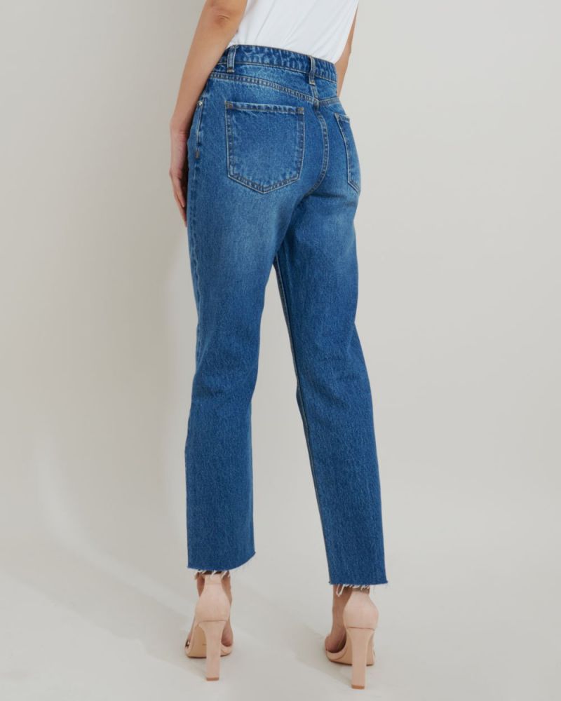 Michelle High Rise Straight Jeans