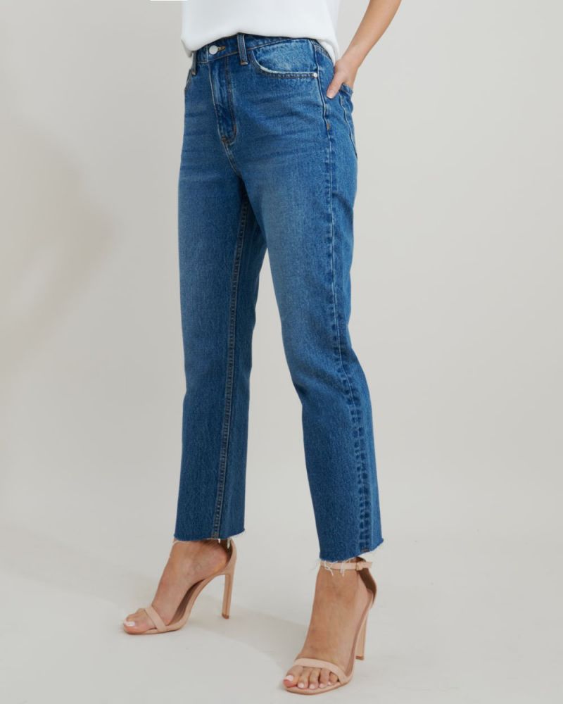 Michelle High Rise Straight Jeans