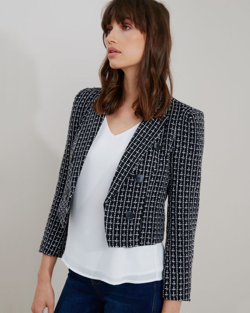 Evelynn Tweed Cropped Jacket