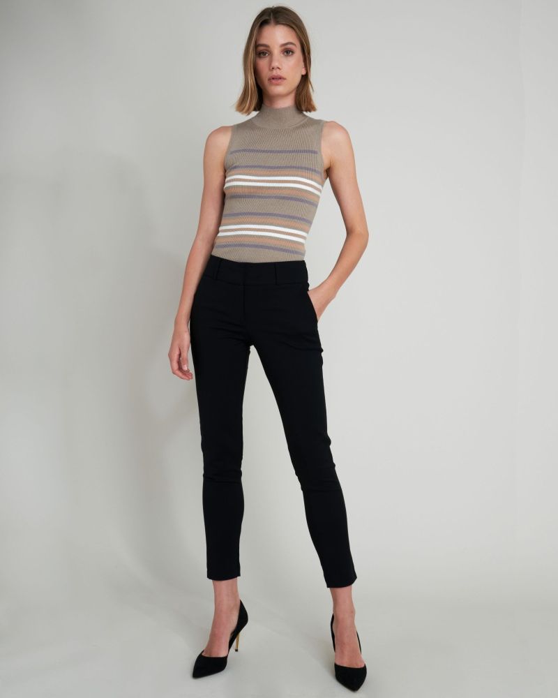 Aspen Mock Neck Sleeveless Knit