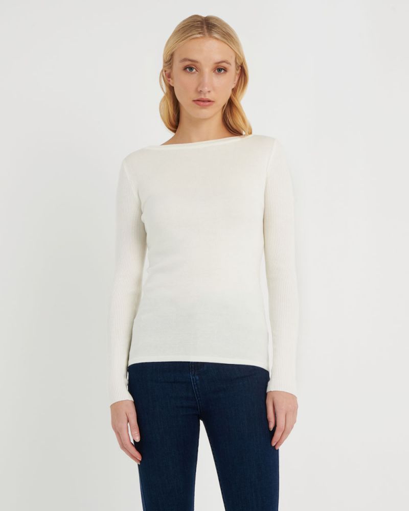 Stacey Boat Neck Knit