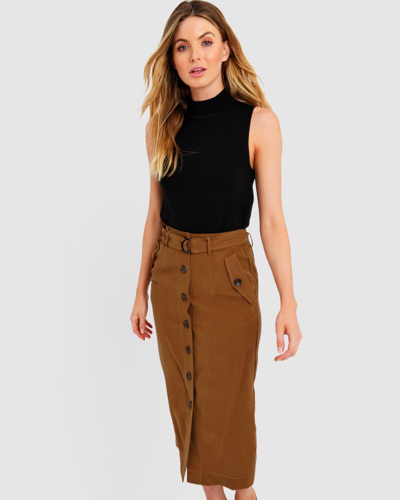button skirt top