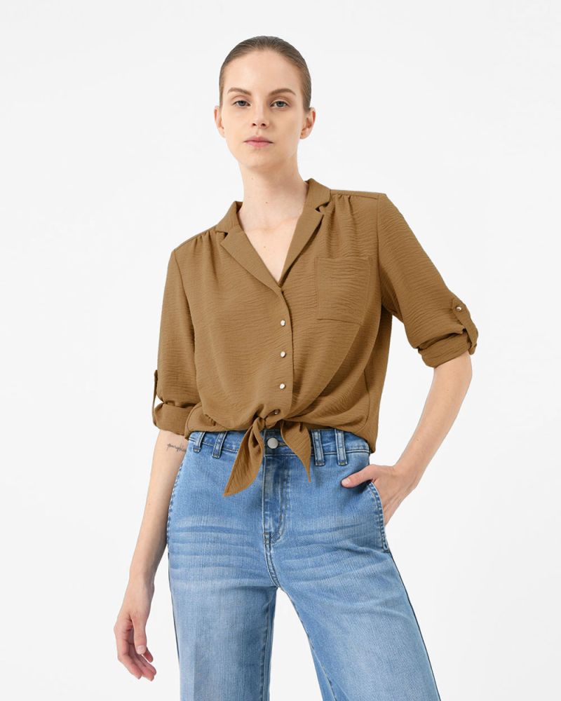 Mode Blouses Oversized blouses Malvin Oversized blouse volledige print casual uitstraling 