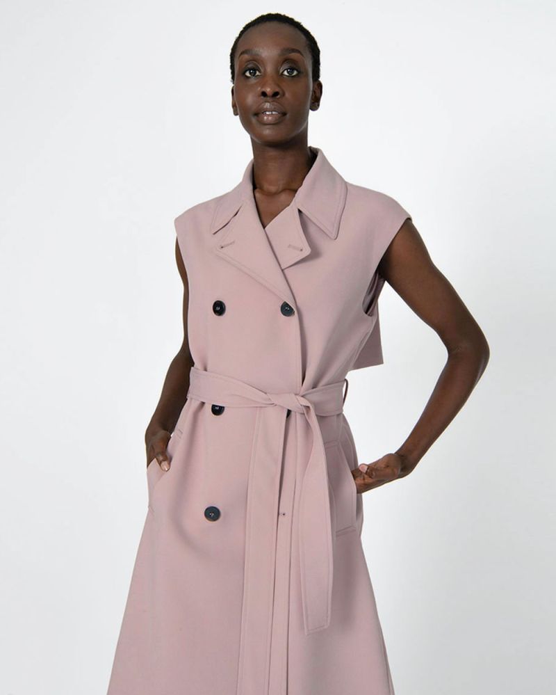 trench coat sleeveless