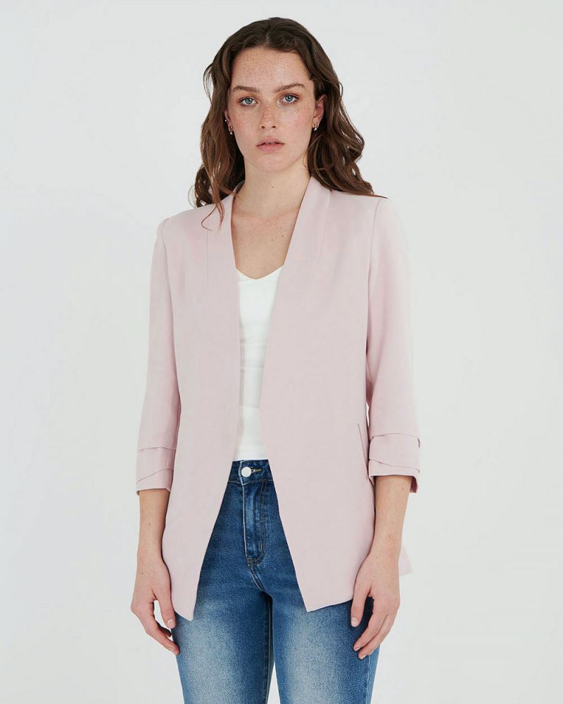 pale pink blazers