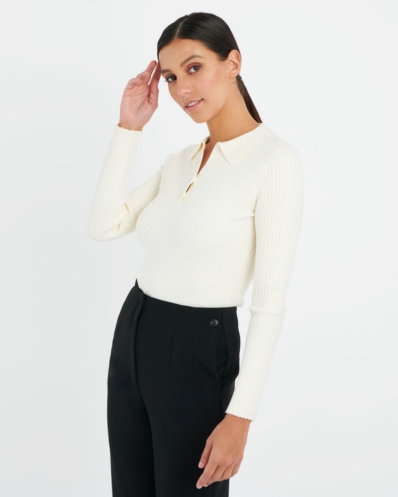 Susie Collared Knit