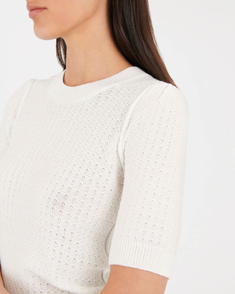 Marie Puff Sleeve Knit Top