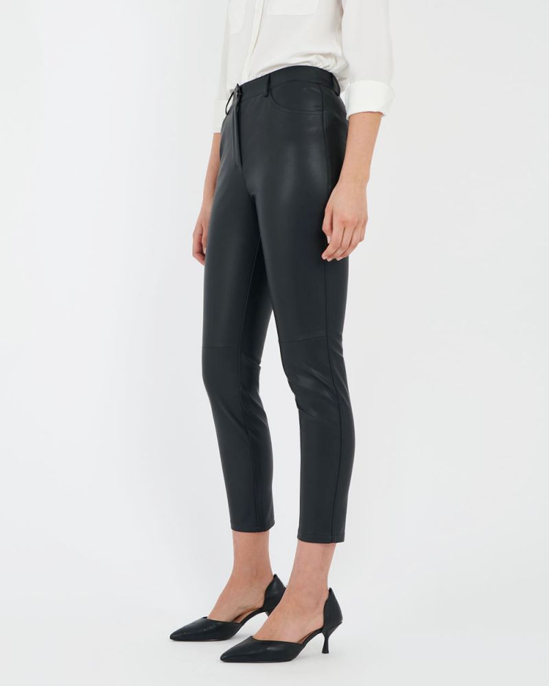 Luisa Faux Leather Pants