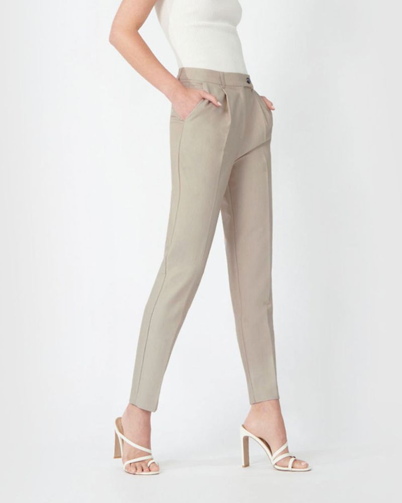 Cache Cache slacks WOMEN FASHION Trousers Slacks Leatherette discount 62% Black XL 