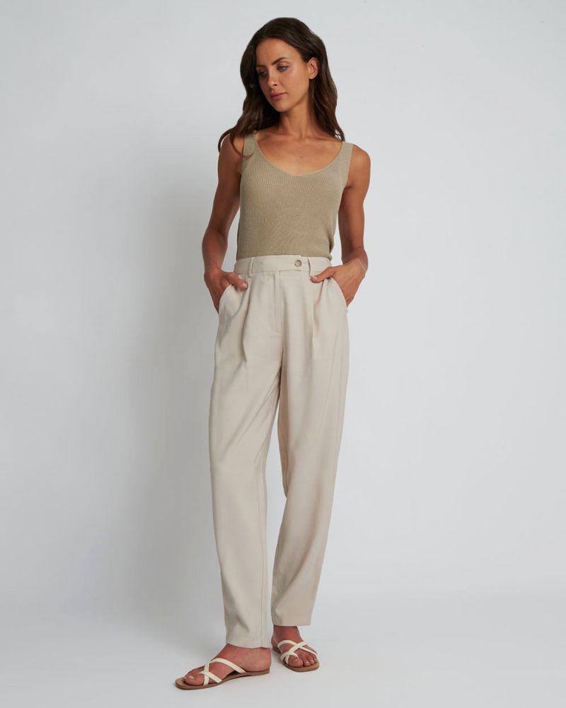 Abbigail High-Waisted Tapered Pants