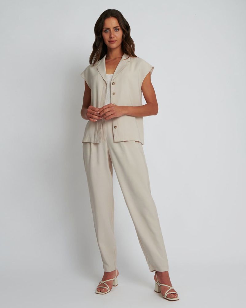 Abbigail High-Waisted Tapered Pants