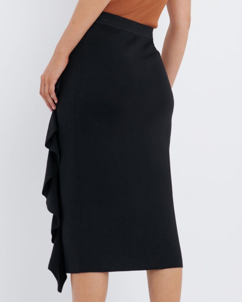 Demi Ruffle Midi Skirt