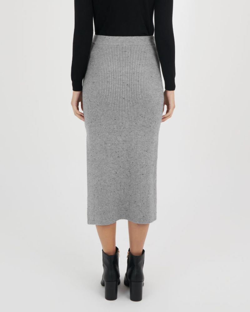 Gloria Split Knit Skirt