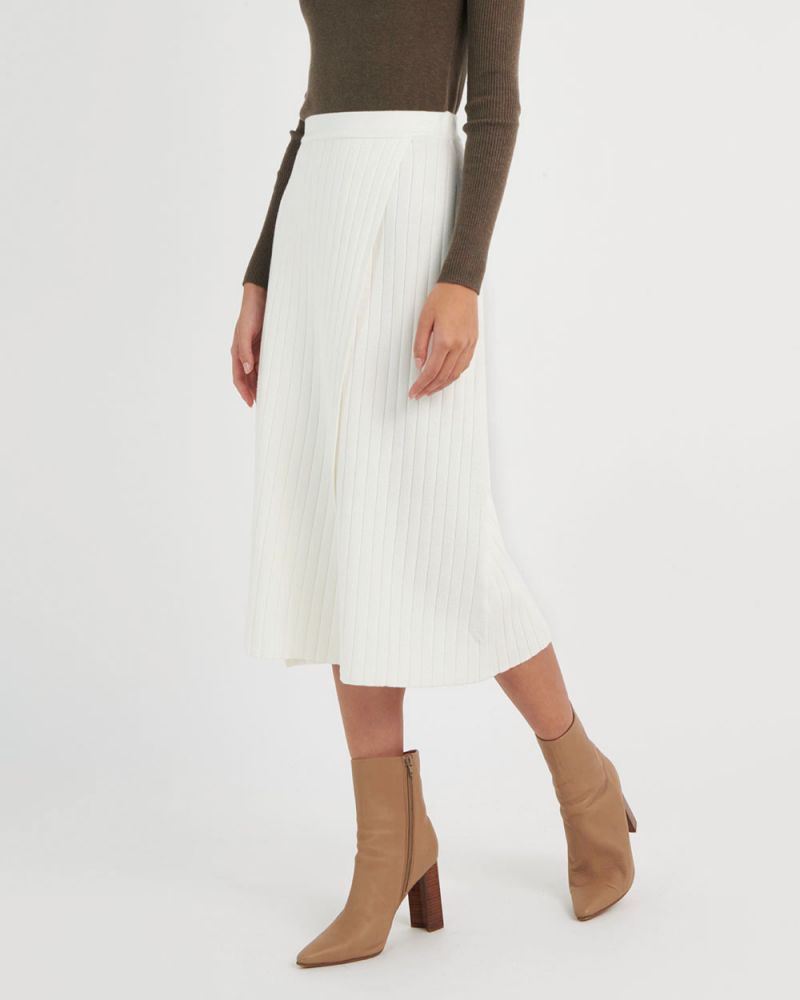Avril Crossover Knit Skirt