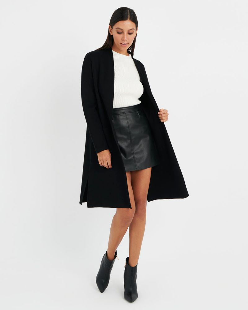 Ida Faux Leather Skirt