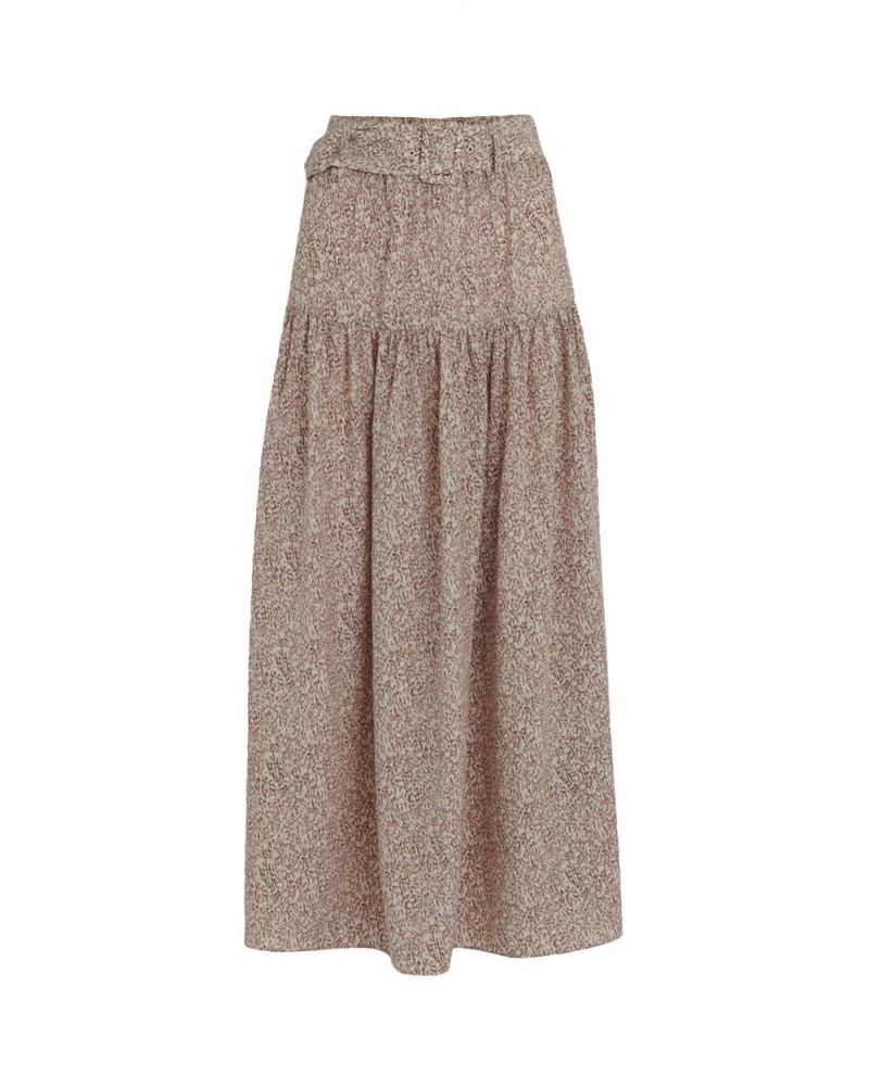 Violeta Belted Maxi Skirt