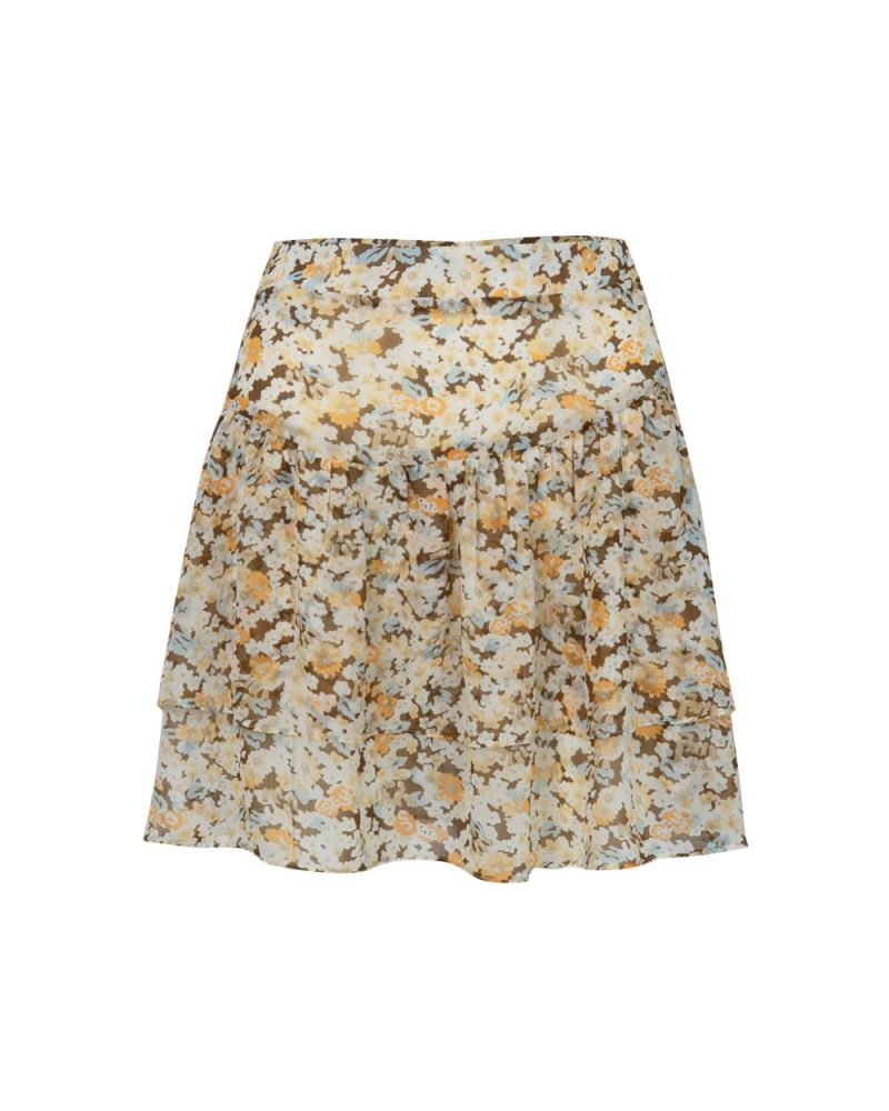 Sabine Tiered Ruffle Mini Skirt