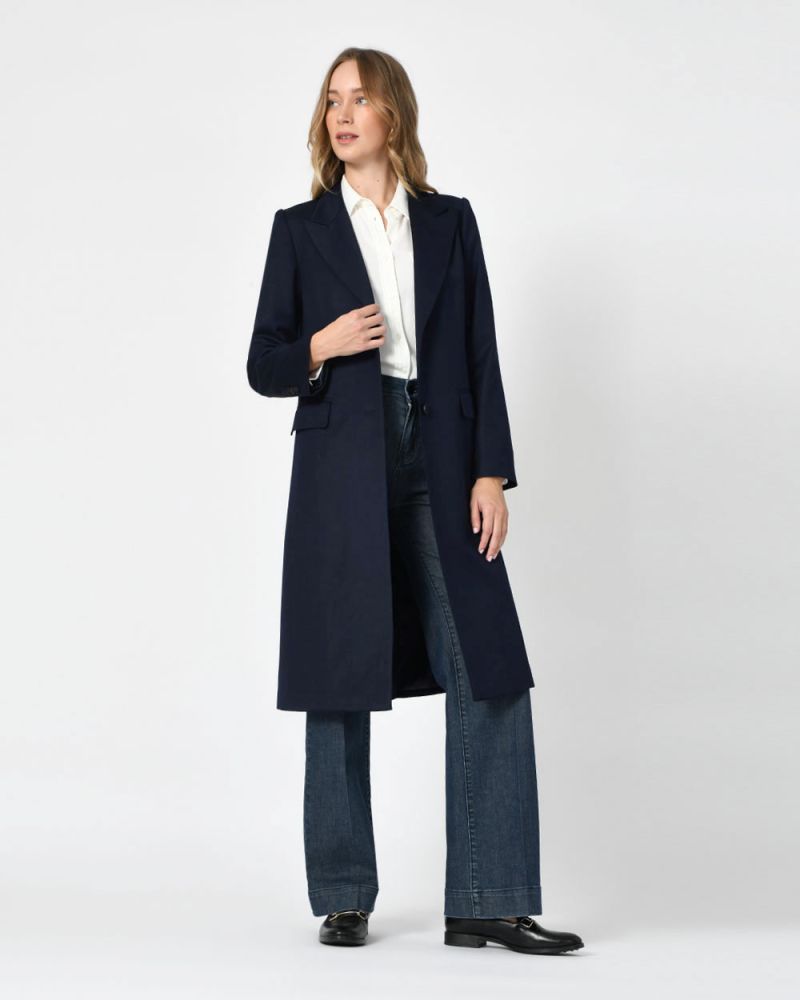 Milania Straight Fit Single Breasted Coat