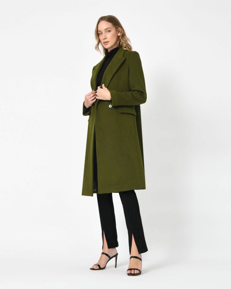 Dakota Wool Double Breasted Coat