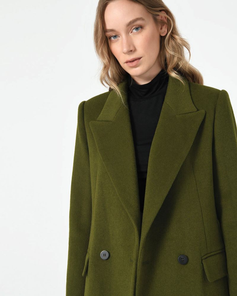 Dakota Wool Double Breasted Coat