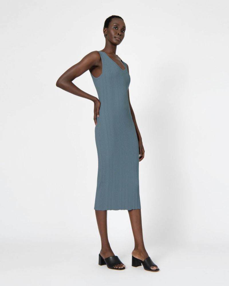 Isadora V-Neck Knit Dress