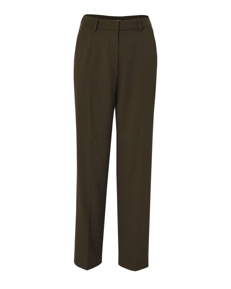 Sonya High-Waisted Tapered Fit Trousers