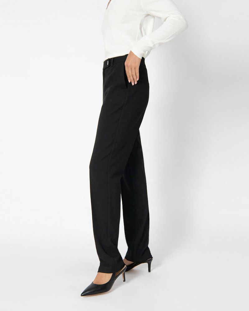 Zaynab Slim Fit Mid Rise Trouser