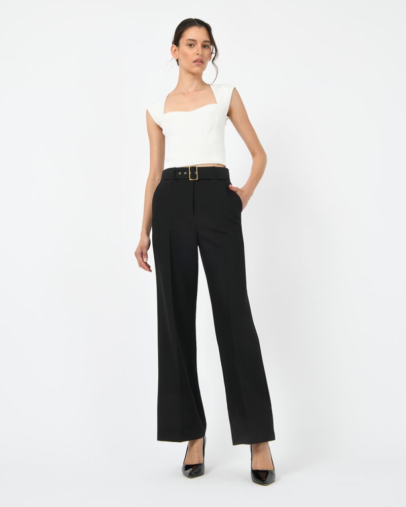 Twiggy Belted Wide Pants