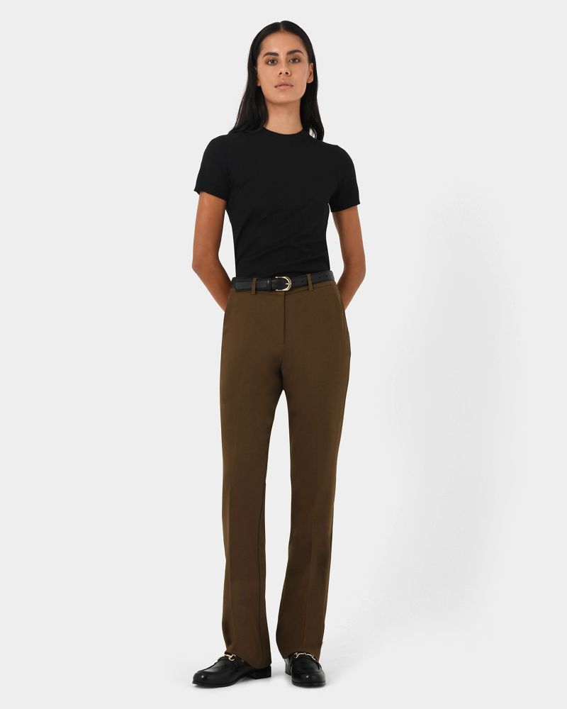 Doris High Neck Frill Blouse