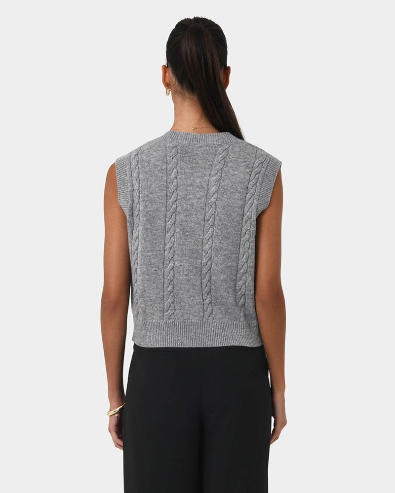 Rulia V-neck Knit Vest