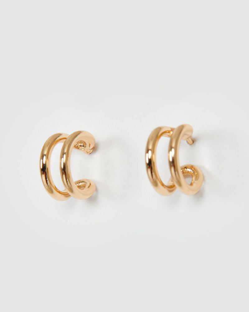 Rey16k Gold Plated Earrings