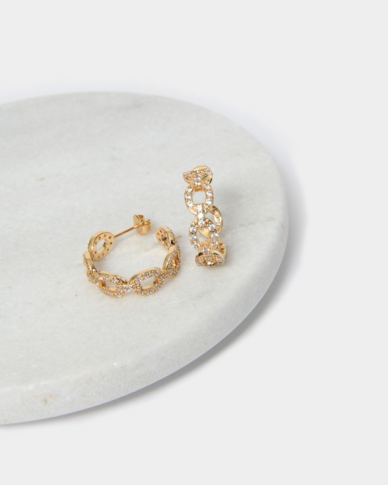 Mikayla 16k Gold Plated Earrings