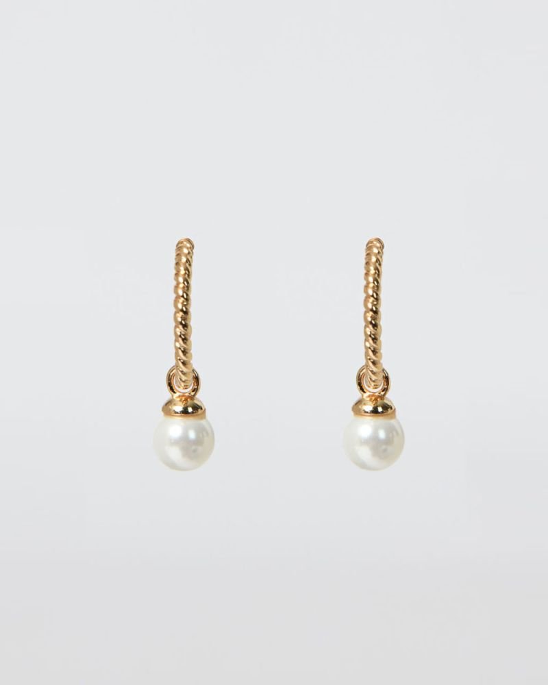 Sol 16k Gold Plated 2 Way Earrings