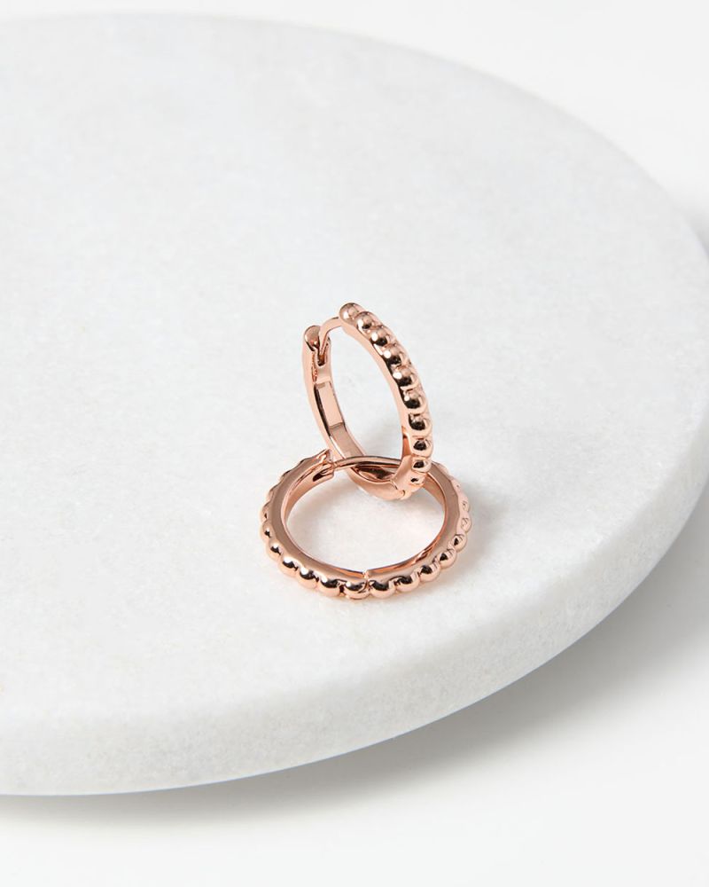 Haylie Rose Gold Plated Earrings
