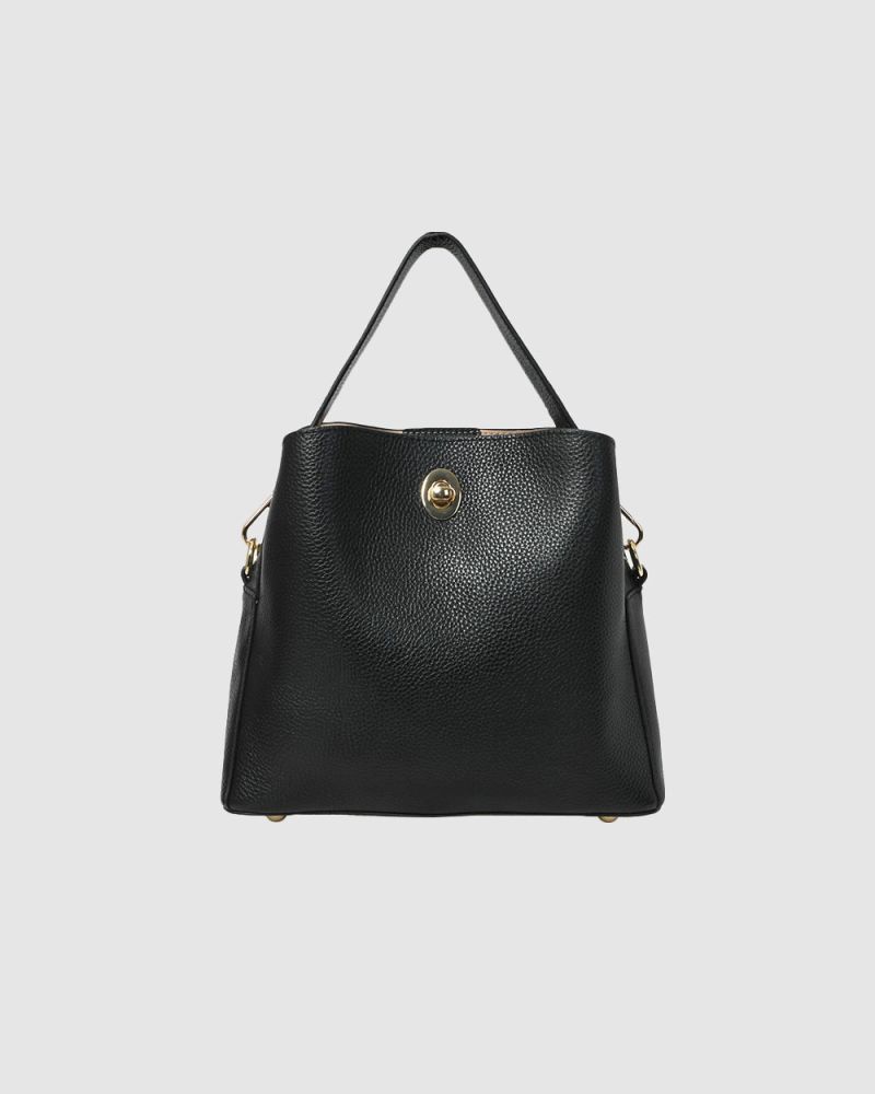 Ellia Leather 3 Strap Bag