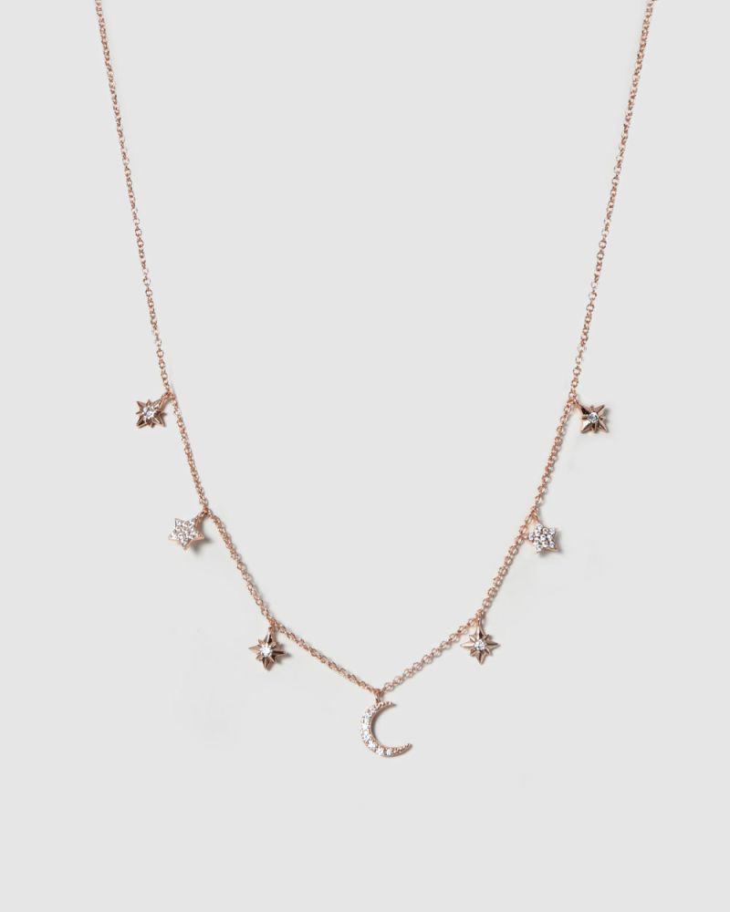 Celina Rose Gold Plated Necklace