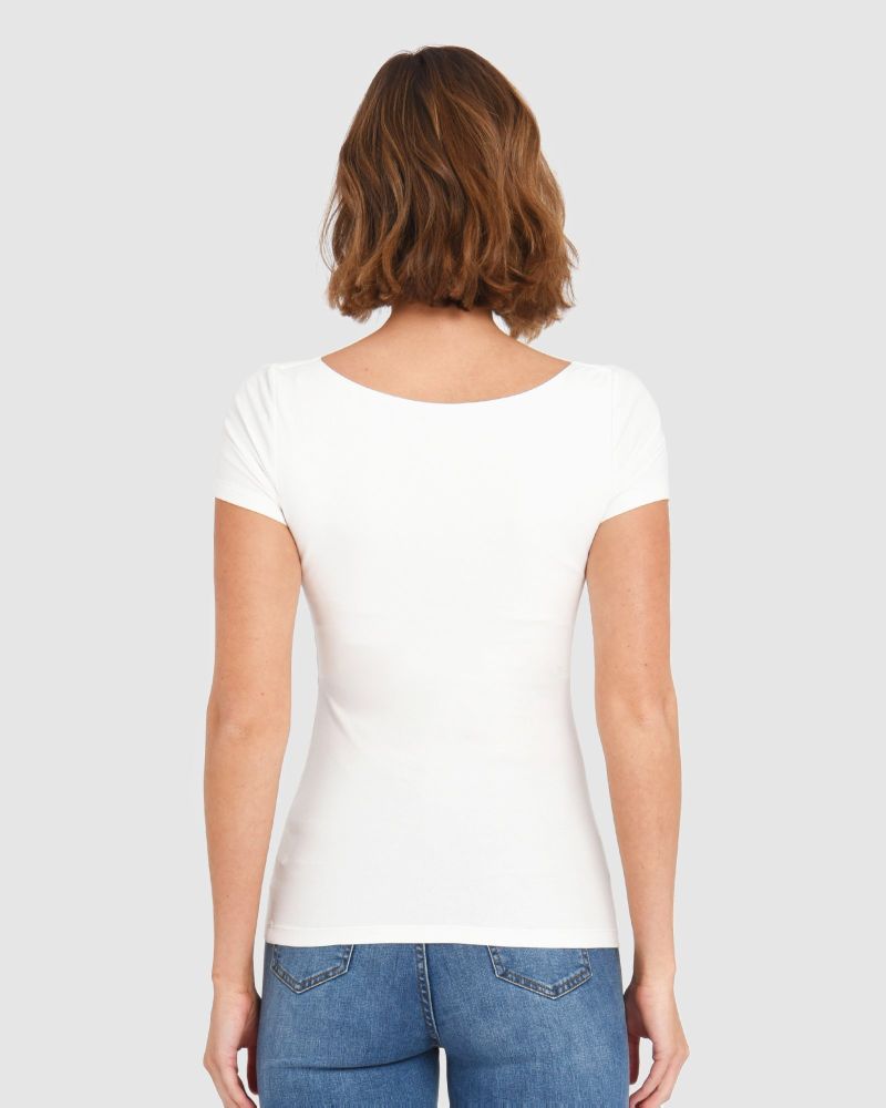 Tamara Square Neck Top
