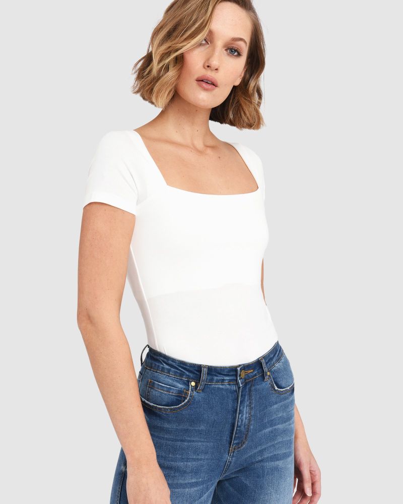 Tamara Square Neck Top