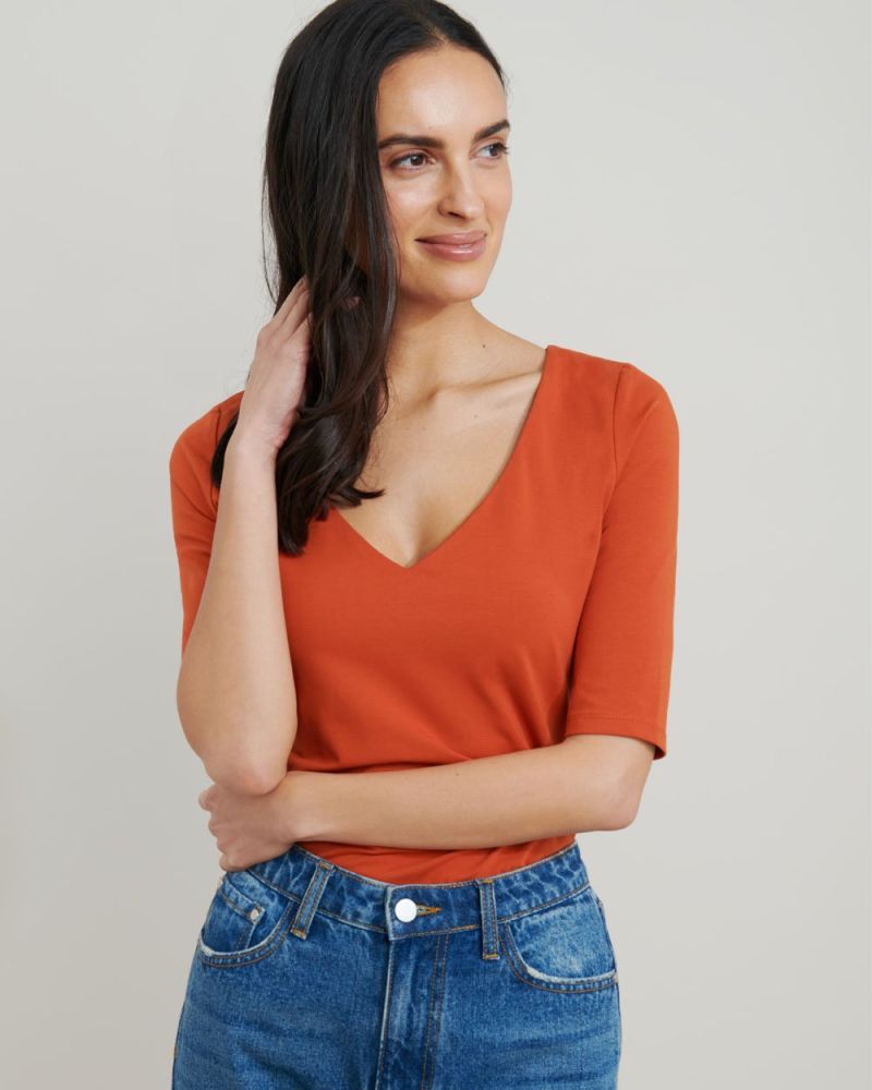 Lana Elbow Sleeve Tee