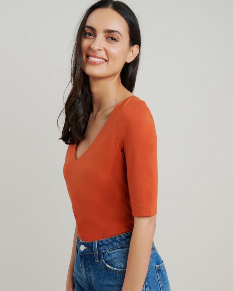 Lana Elbow Sleeve Tee