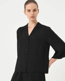 Kalliope Loose Fit Shirt | Black | Forcast - Forcast AU