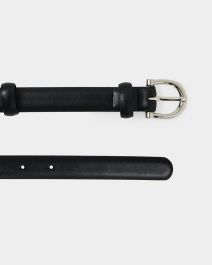 Lesly Leather Belt - Black