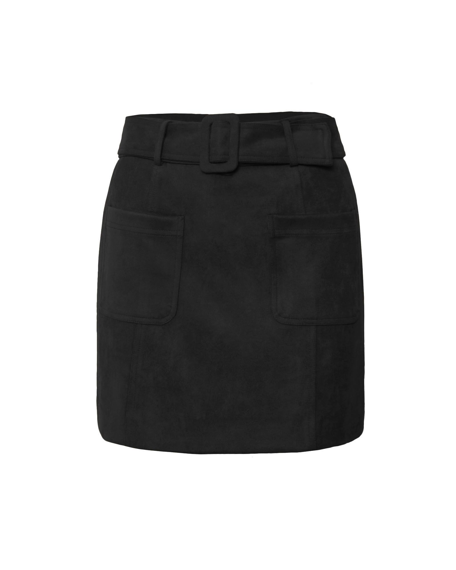 Julie faux suede bonded skirt cheap