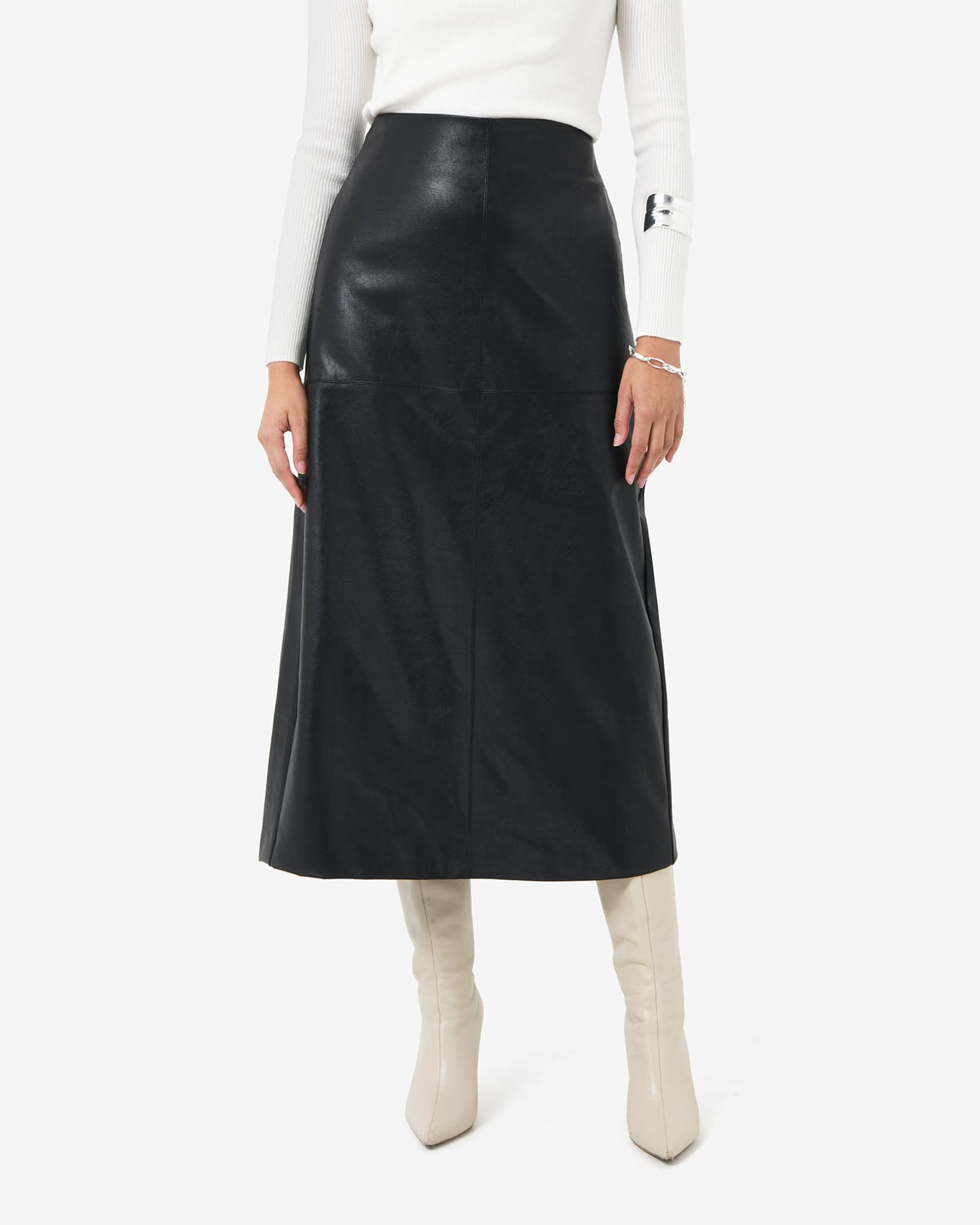 andmary Giselle pleats skirt ブラック Giselle pleats skirt
